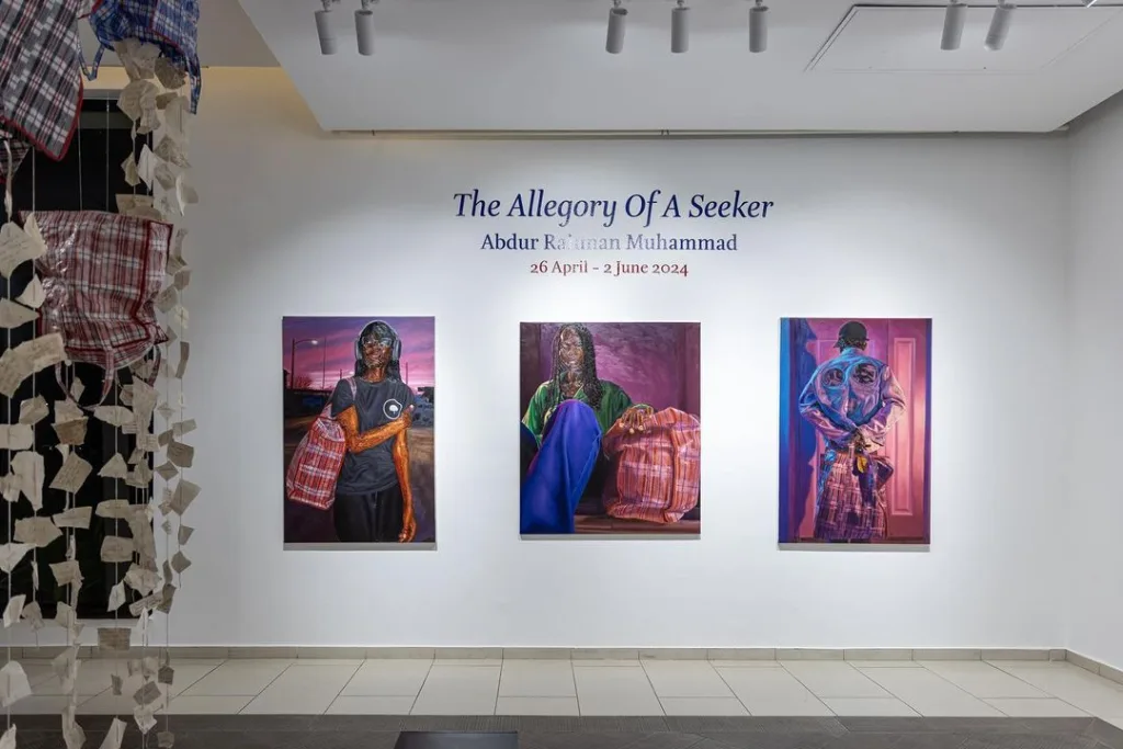 The Allegory of a Seeker, a solo exhibition by Abdur Rahman Muhammad. (Photo credits: ADA Accra)