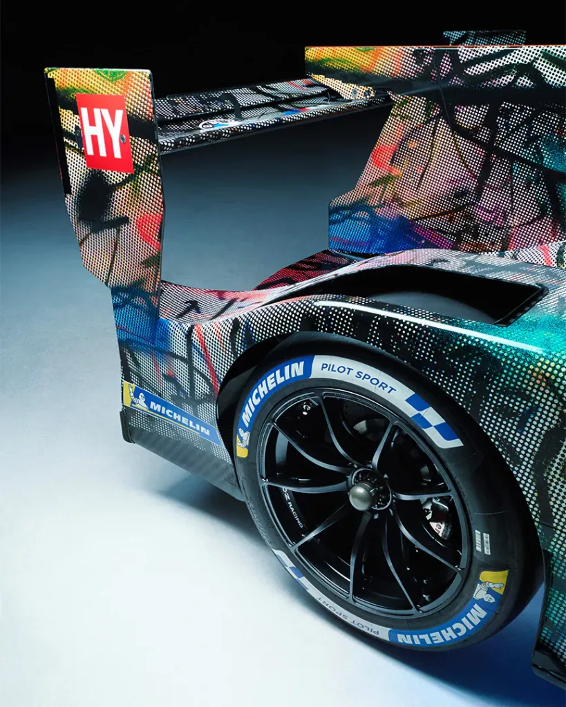 The surface of the vehicle was divided into individual sections, which then became digital templates. (Image credits: BMW)