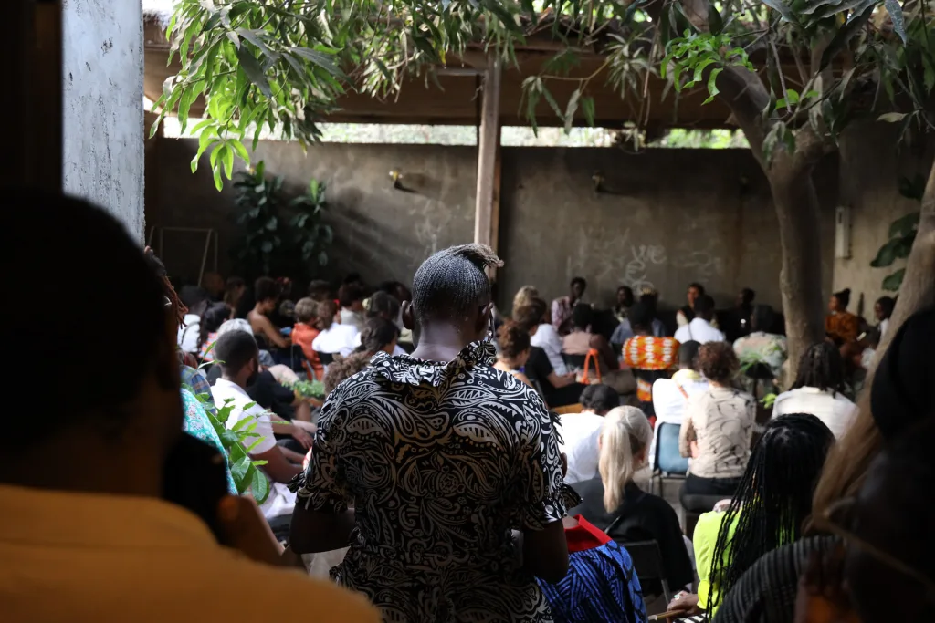 Public programme of Zohra Opoku as part of the exhibition “With Every of (My) Being ” - (Image credits: Sabali Inc, Djibril Drame ©RAW Material Company)